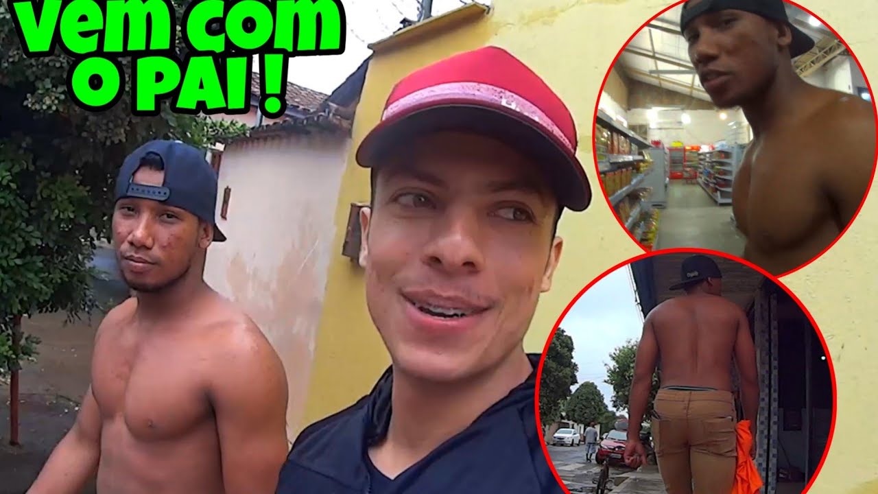 ELE ENTROU SEM CAMISA EM UM MERCADO
