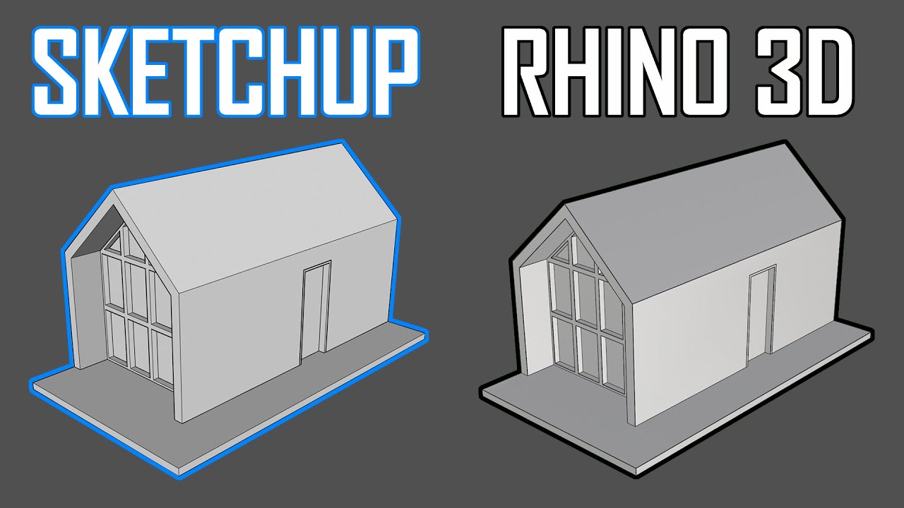 SketchUp + Rhino | Учебное пособие по дому