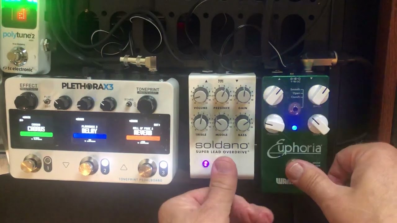 Soldano SLO Overdrive and Wampler Euphoria- Sweet Overdrive in Two Different Flavors
