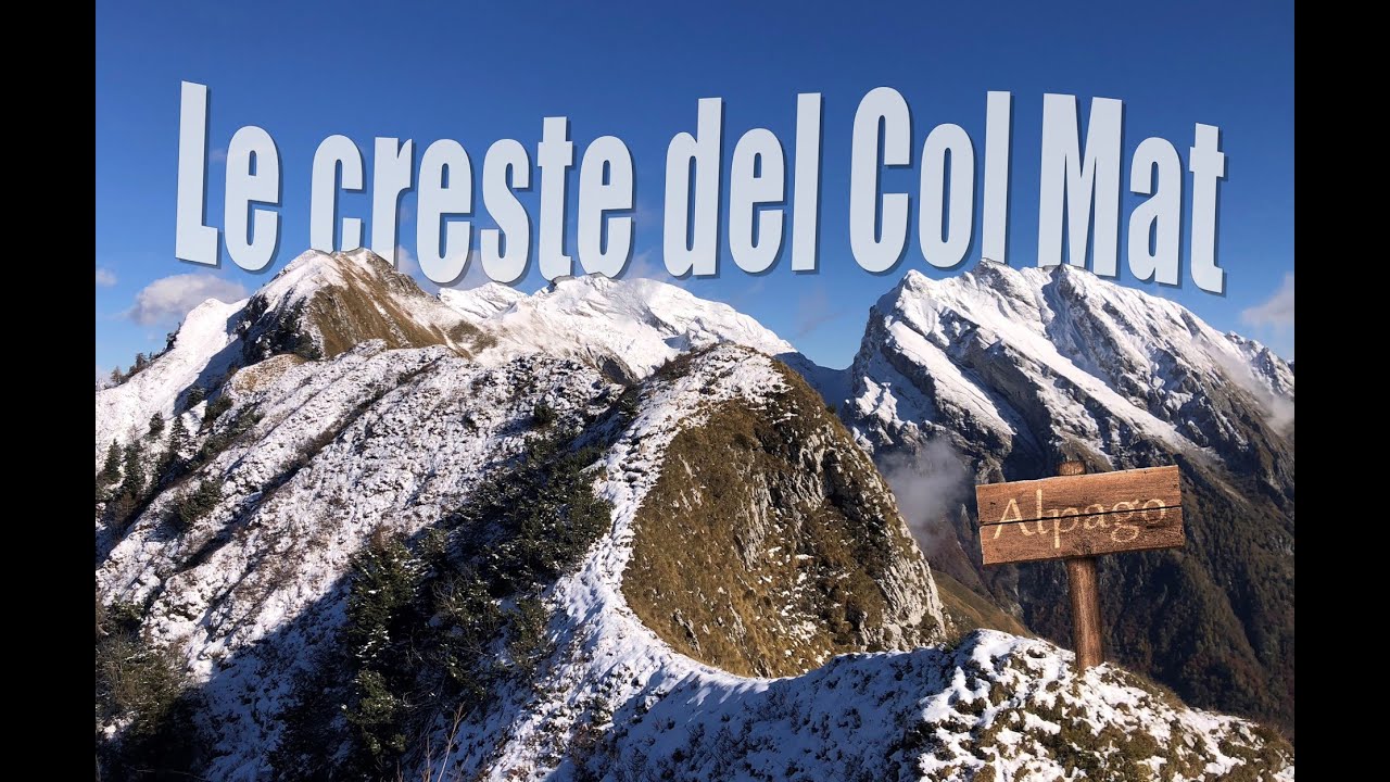 Le creste del Col Mat dal rif. Carota [Alpago] - solitaria