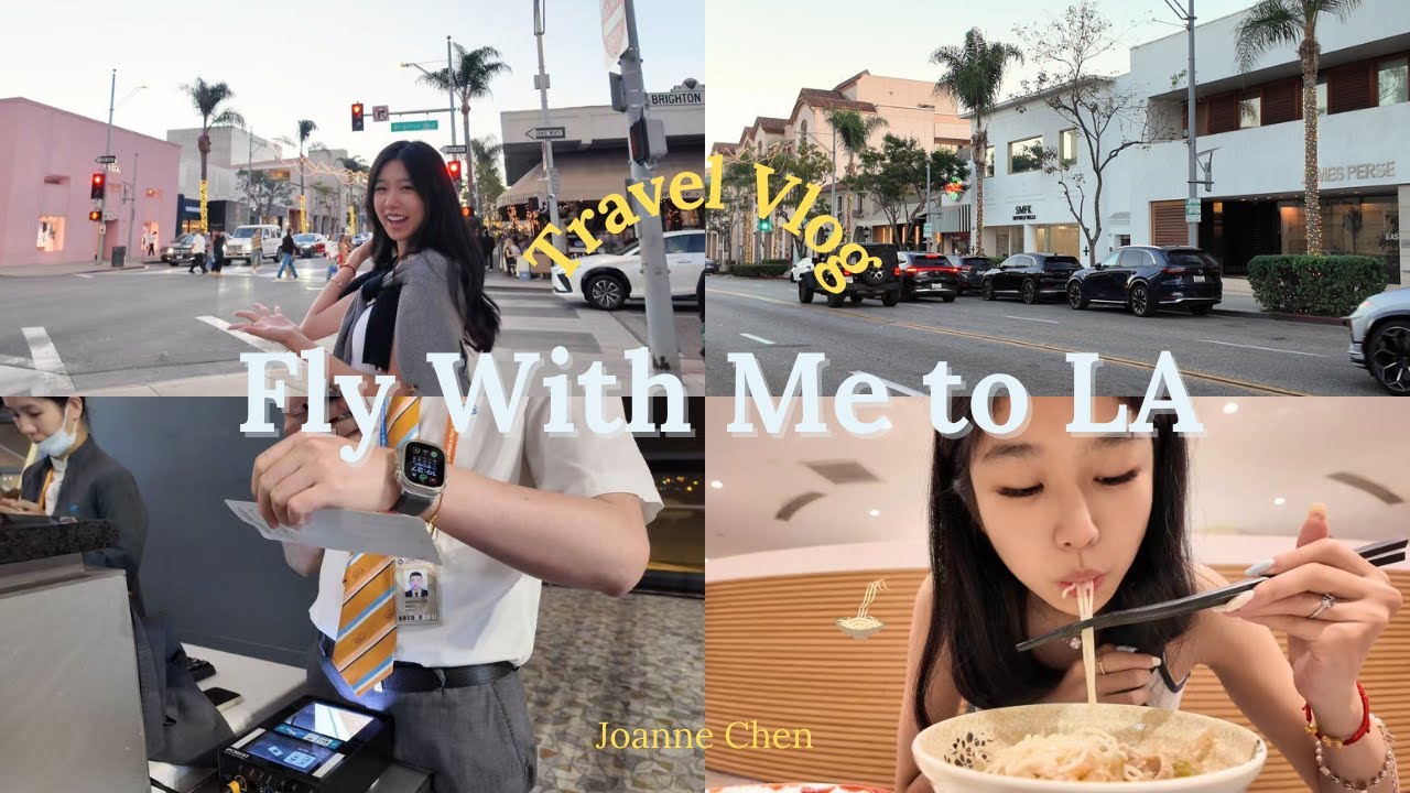 Fly With Me From Shanghai to LA ✈️