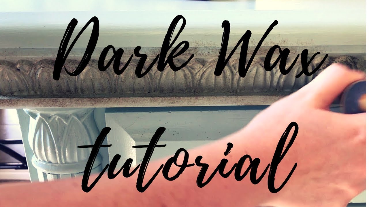 How to Dark Wax Furniture