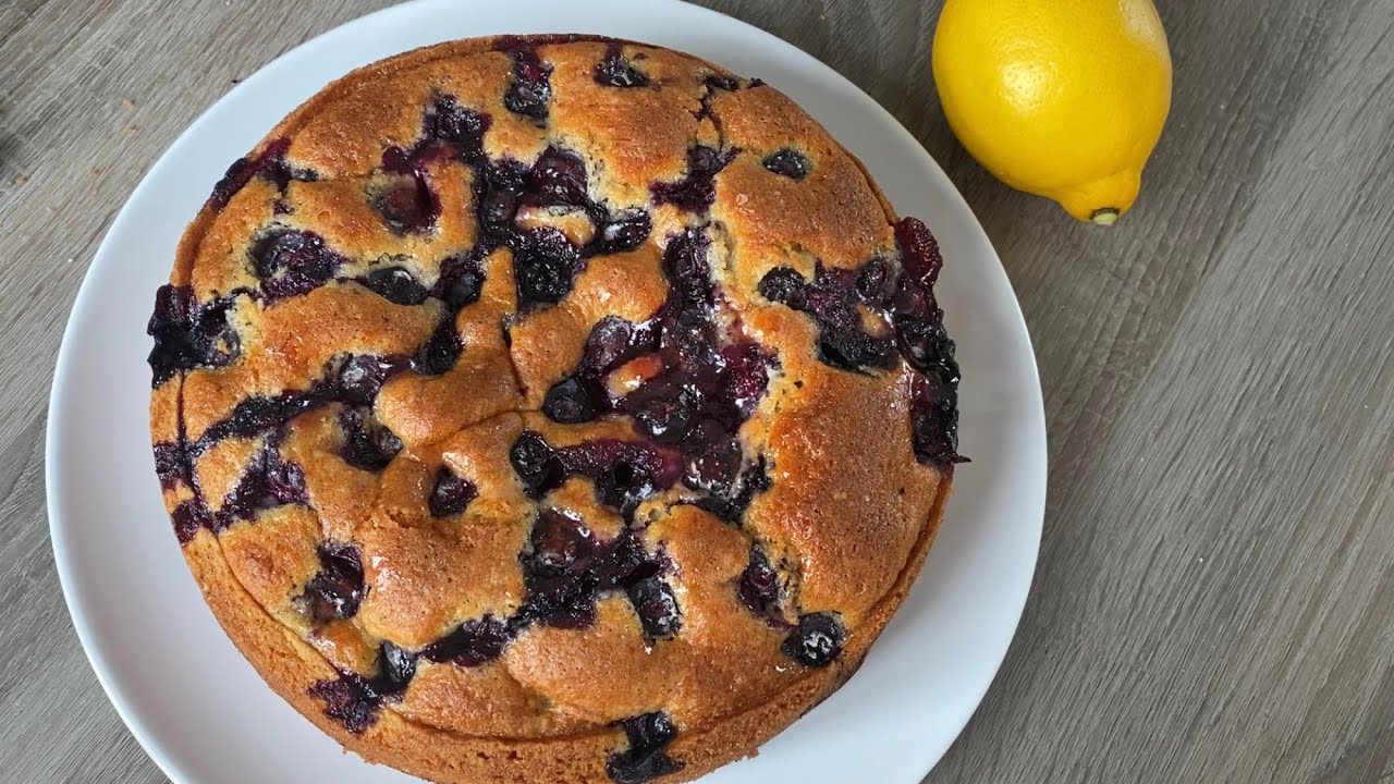 Lemon and Blueberry Cake recipe