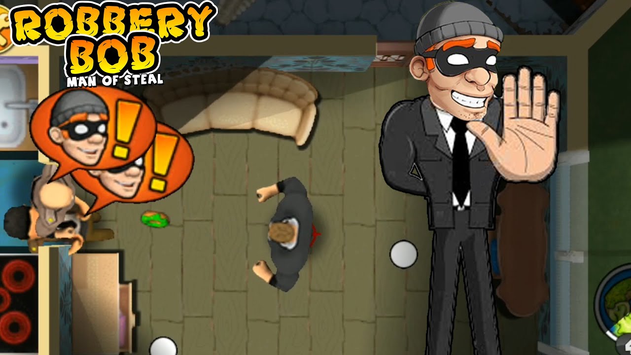 Robbery Bob 2 - Agent Costume gameplay using Toxic donut #14