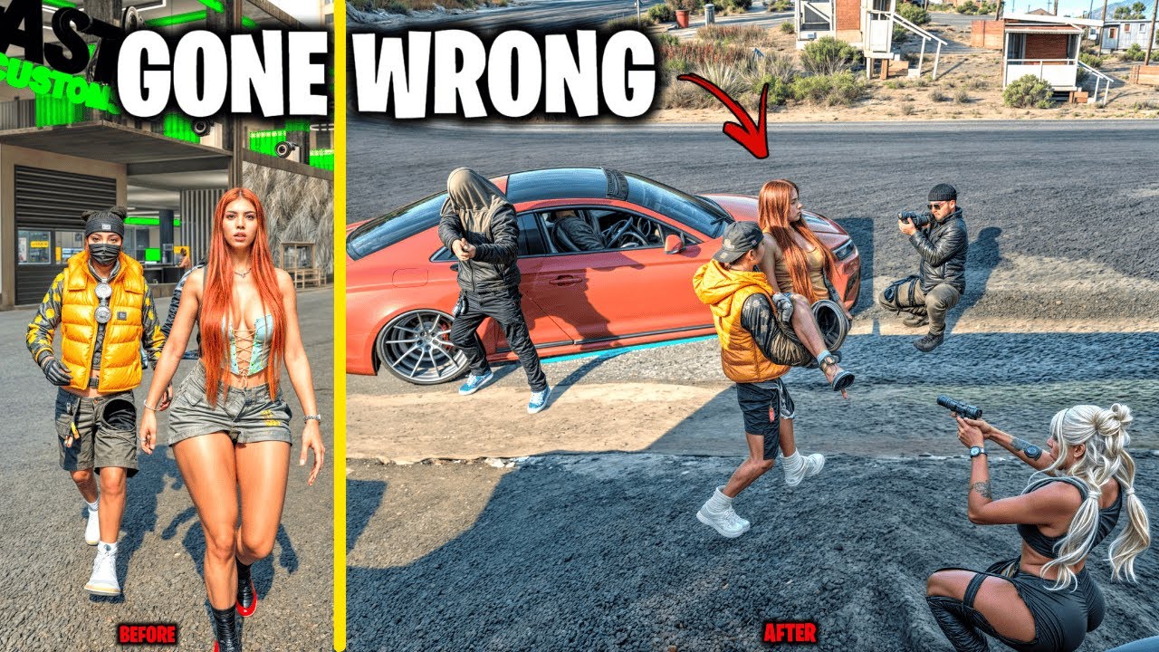 Я провел день со своей сумасшедшей новой девушкой в ​​GTA 5 RP!