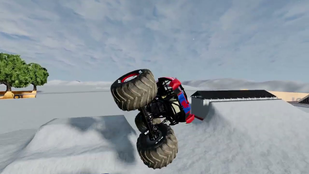 BeamNG Monster Jam Freestyle: Spiderman