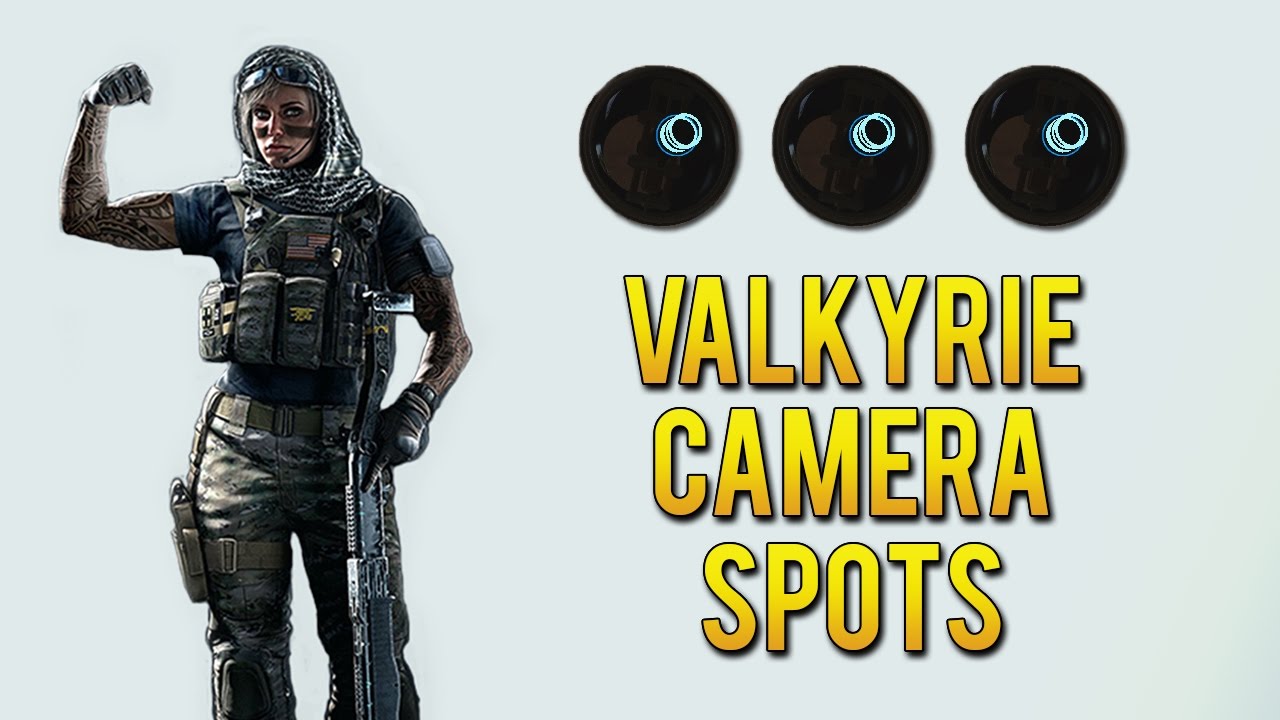 Best Valkyrie Camera Spots On ALL Maps | Rainbow Six Siege Guide - Part 1/2