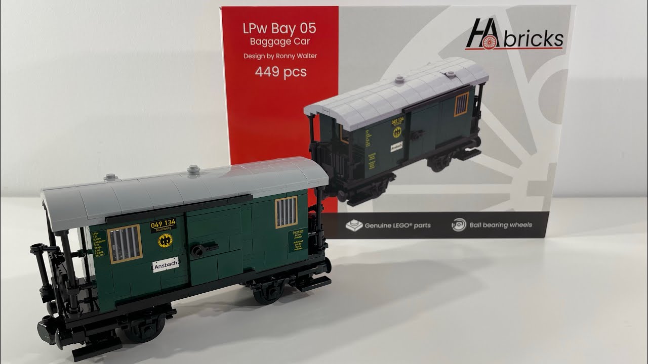 LEGO Trains - HA Bricks Baggage Car Set Review