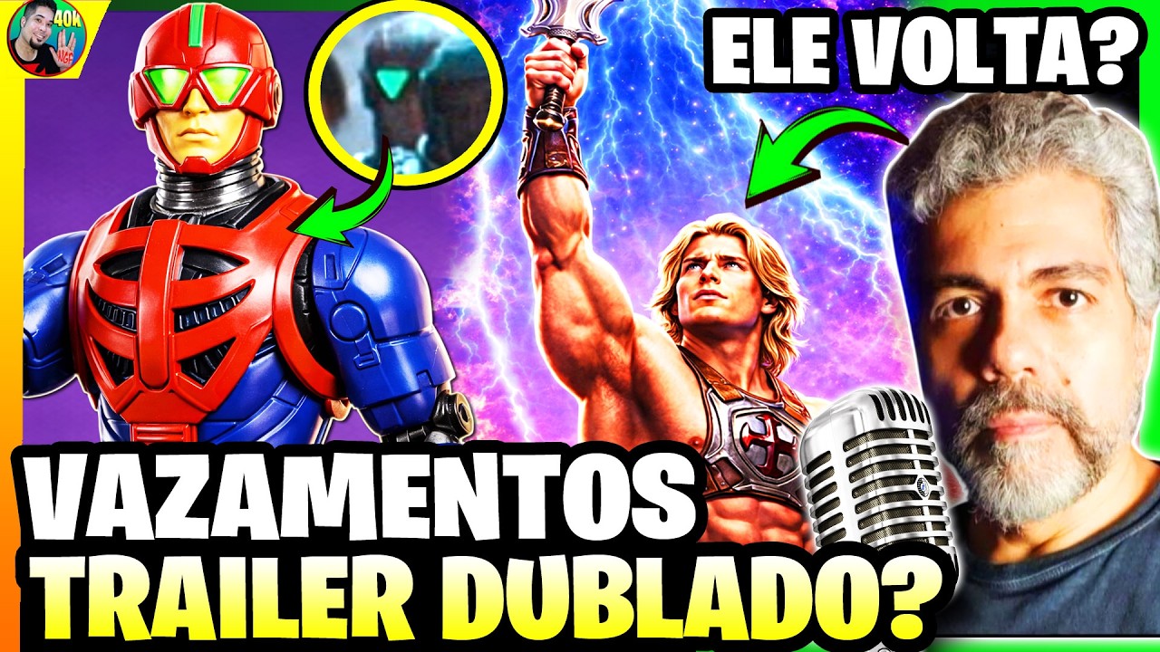 🚨VAZOU! HE-MAN VISUAL de NOVO PERSONAGEM FILME MESTRES do UNIVERSO!QUANDO SAI TRAILER HE-MAN DUBLADO