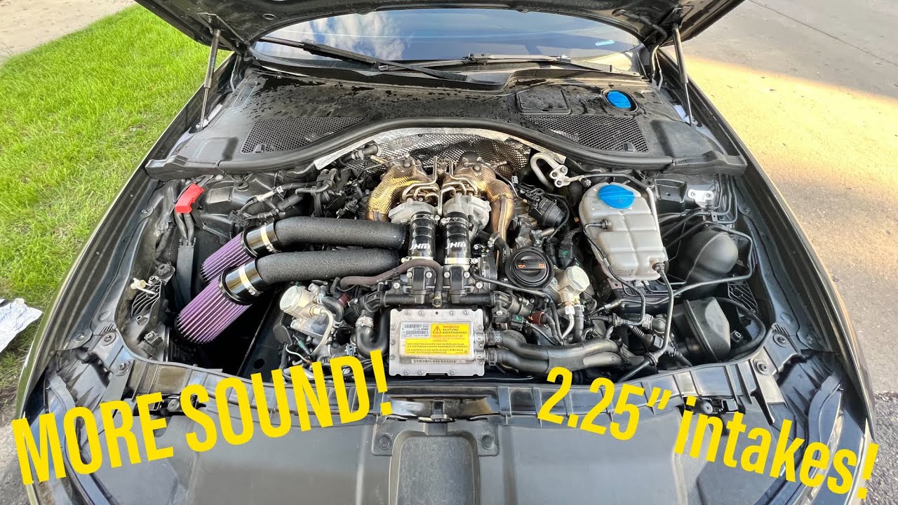 Audi 4.0T 2.25” Intakes Install