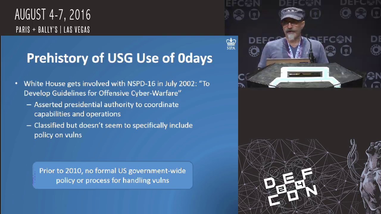 DEF CON 24 - Jay Healey - Feds and 0Days: From Before Heartbleed to After FBI Apple