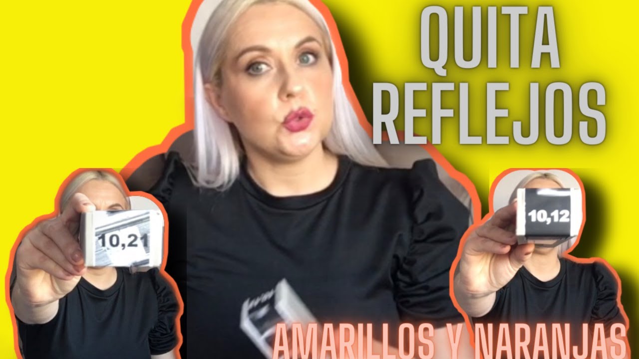Cómo quitar reflejos AMARILLOS 🍋 & NARANJAS🍊