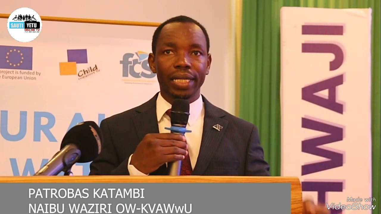 NAIBU WAZIRI KATAMBI ATAJA TAKWIMU ZA WENYE ULEMAVU TANZANIA