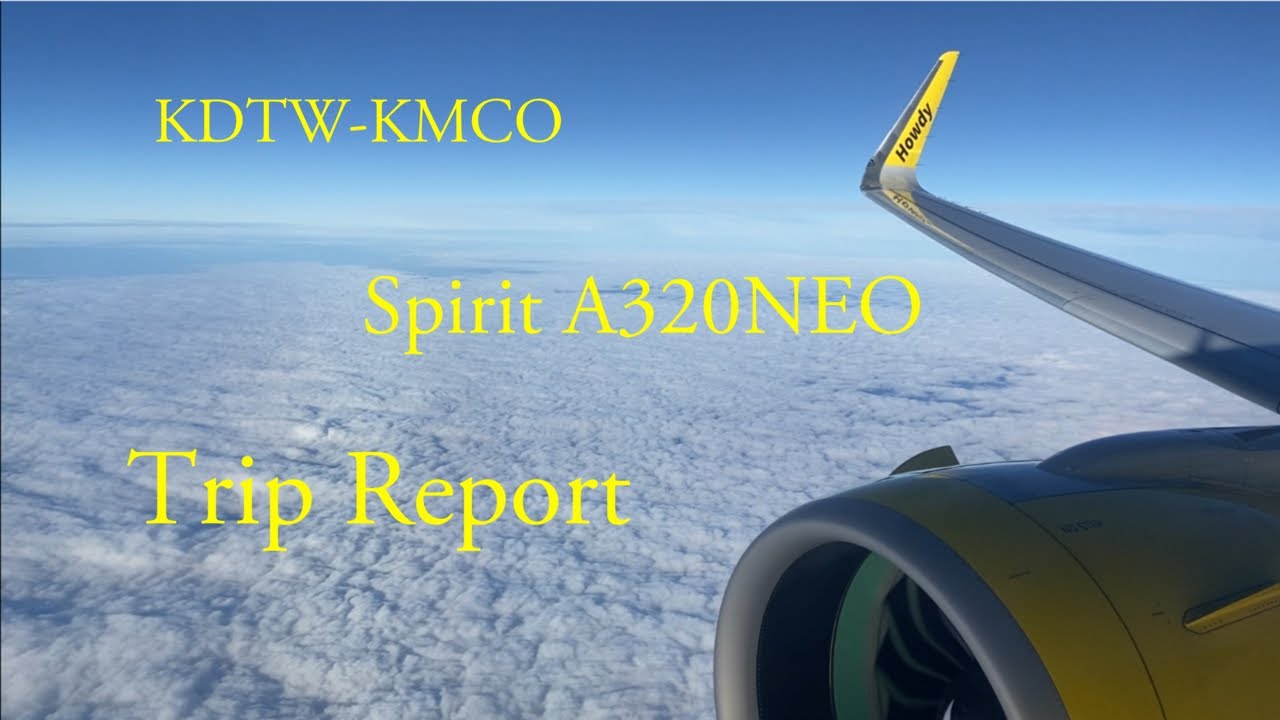 TRIP REPORT: Spirit A320NEO - Detroit (DTW) to Orlando (MCO) - Economy