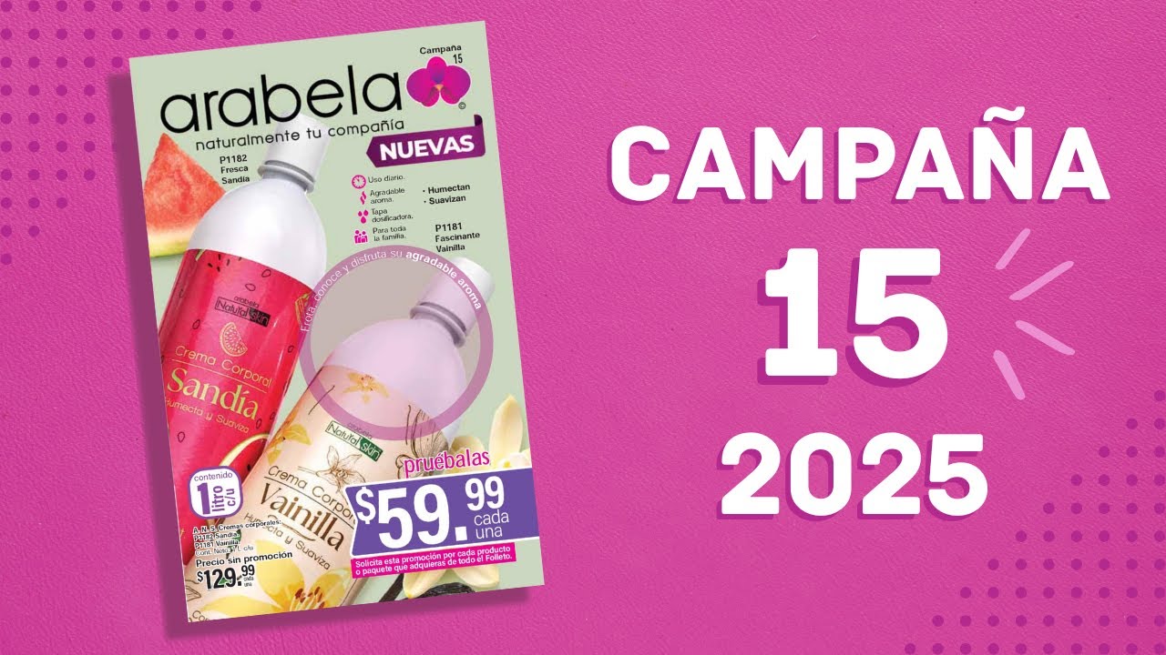 CATÁLOGO ARABELA CAMPAÑA 15 2025 MÉXICO | COMPLETO