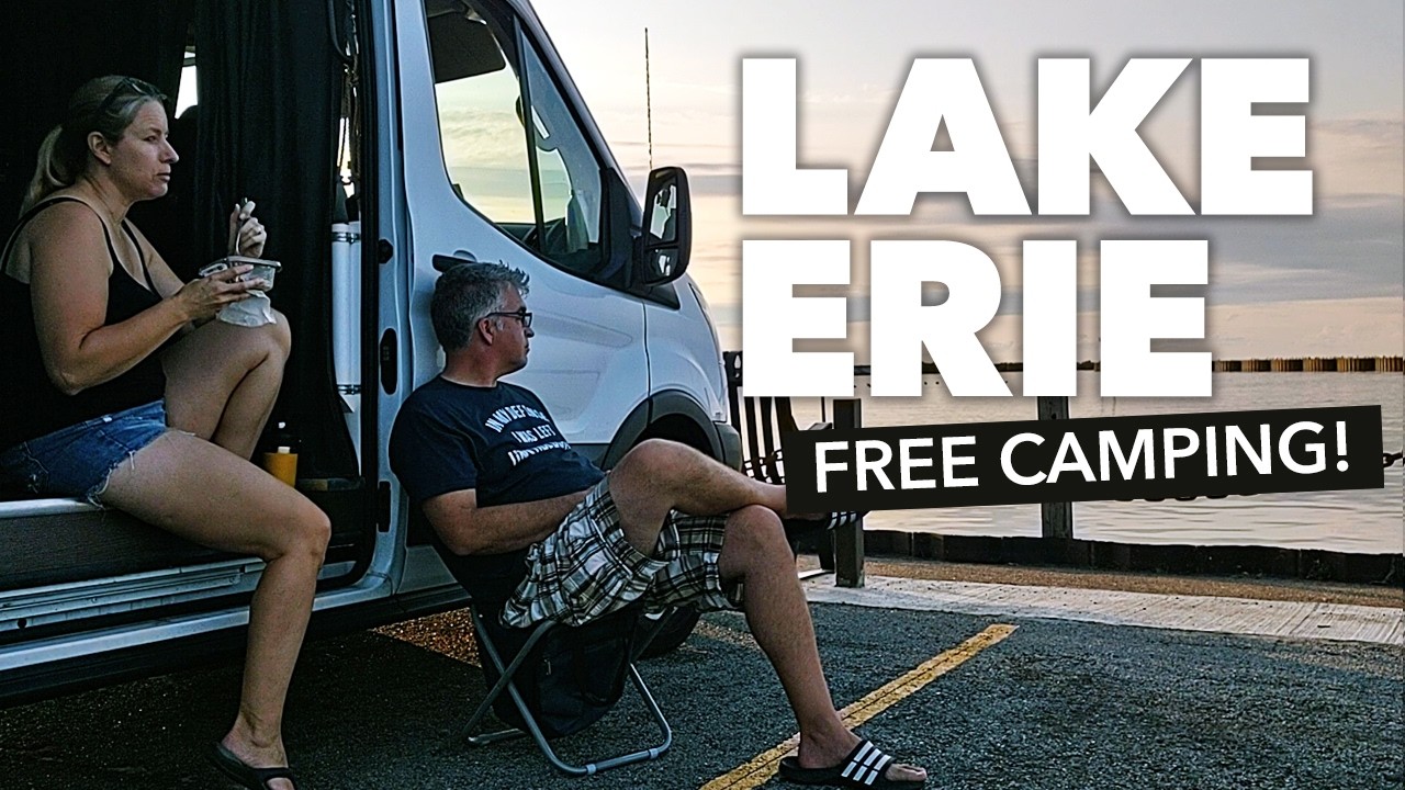 Free camping, nature, & wildlife along Lake Erie (Full-time van life in Pennsylvania & New York)