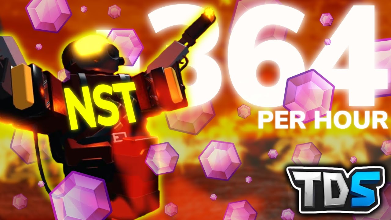 EASY NST FASTEST SOLO GEM GRIND STRATEGY (364+ GEMS/HR) - TDS (ROBLOX)