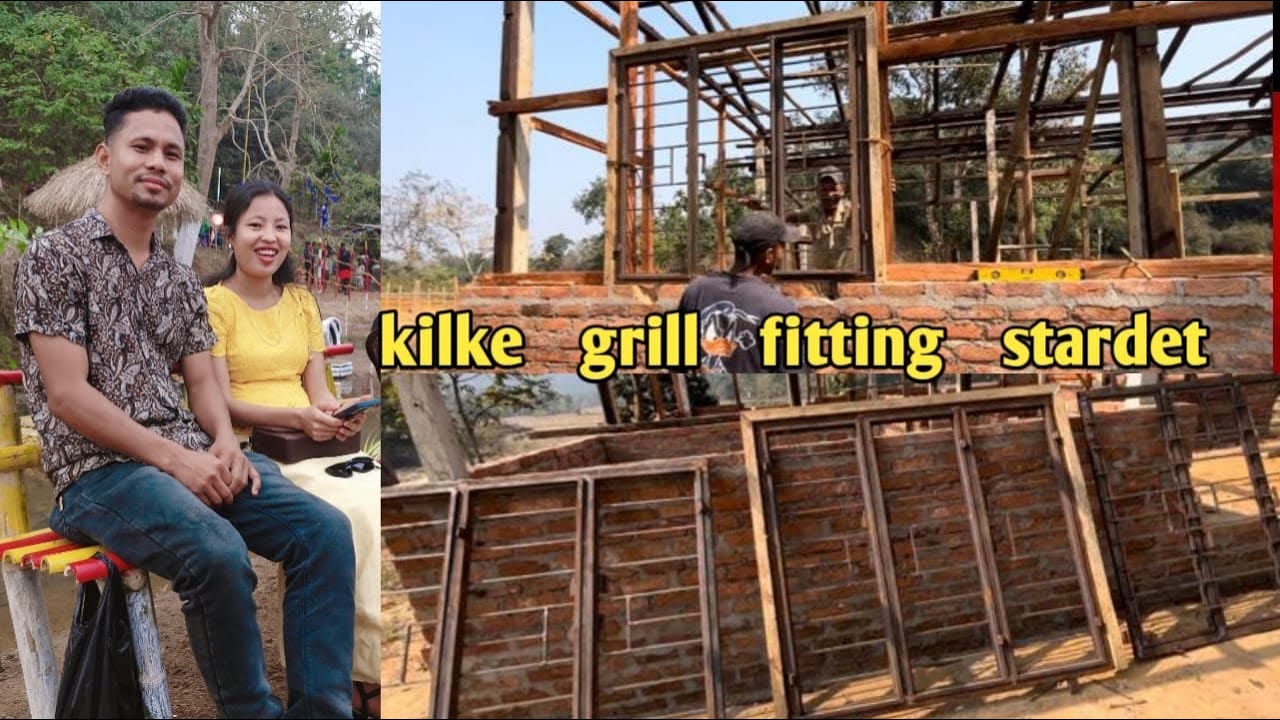 Window grill fitting stardet.