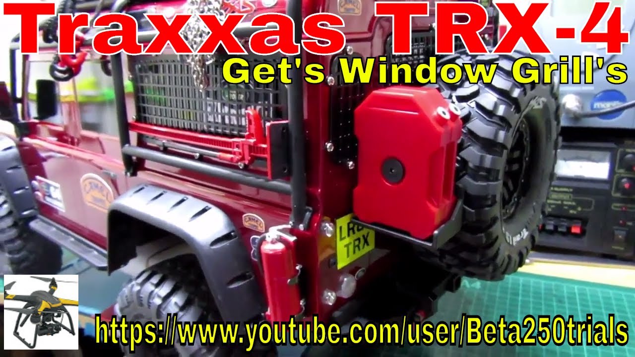 Traxxas TRX-4 Scale and Trail Crawler..Gets Window Grills
