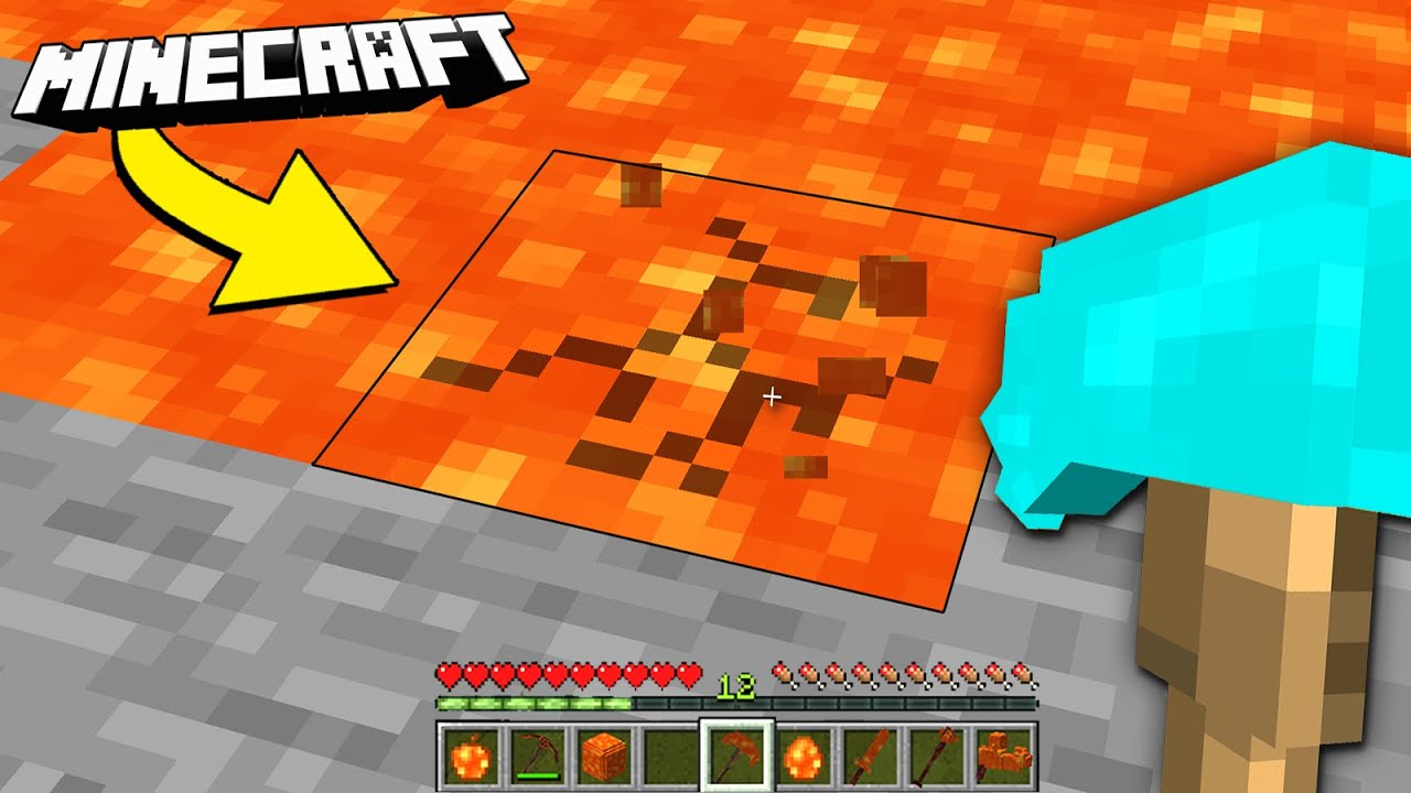 MINECRAFT, ale MOGĘ TWORZYĆ WSZYSTKO Z LAWY! *wow*