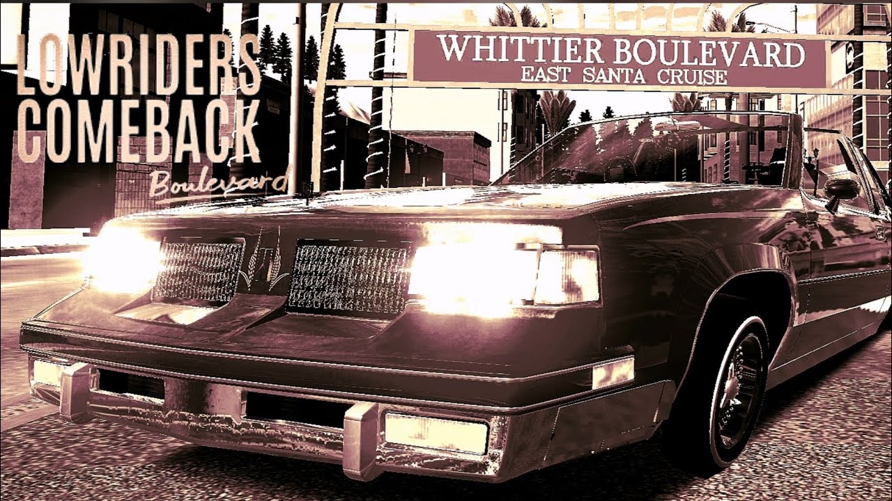 Lowriders Comeback Boulevard. Oldsmobile Cutlass supreme 1988