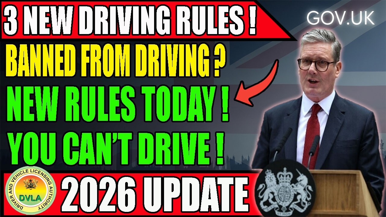 UK Drivers WARNING 3 New DVLA Rules Start Now &ndash; Avoid Fines & Bans!