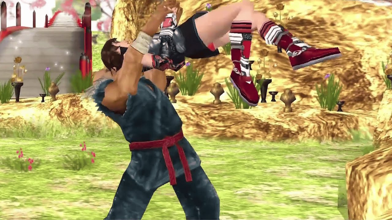 (リョナ) TEKKEN 5 Dark Resurrection - Asuka vs Heihachi RYONA