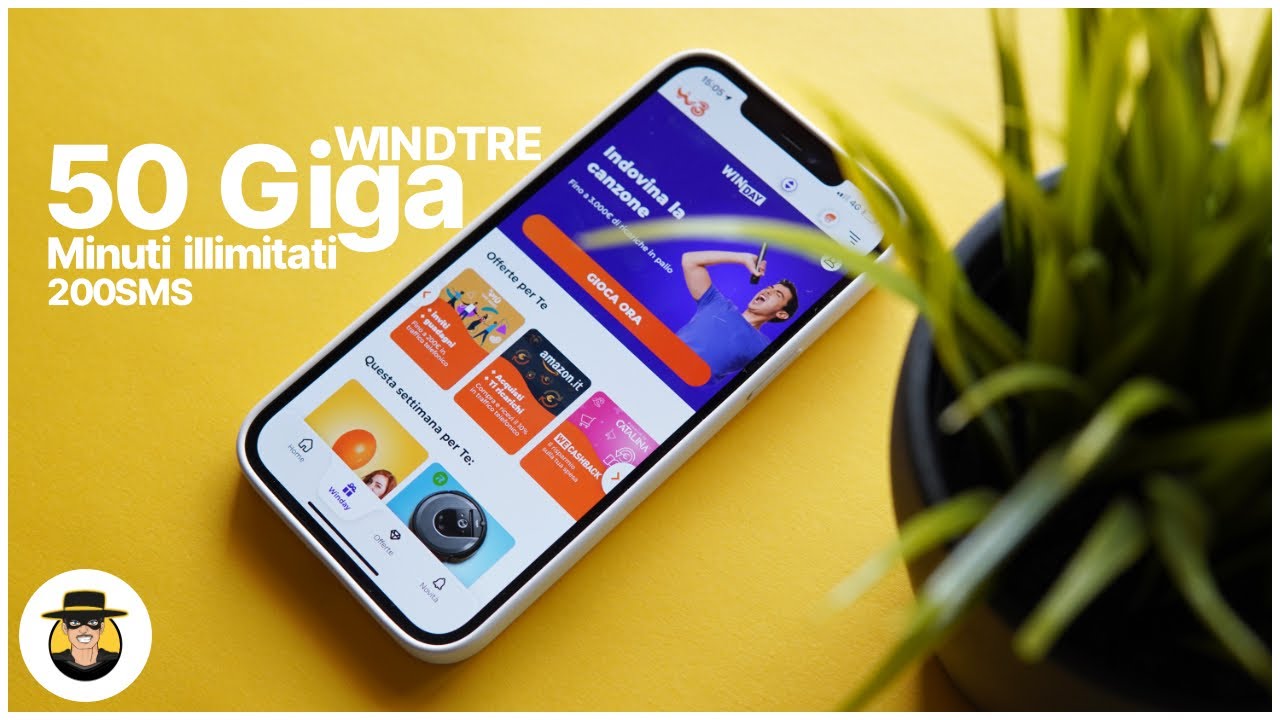 WINDTRE 50 Giga e Minuti Illimitati a 6,99€ - Test e App - offerte di telefonia mobile