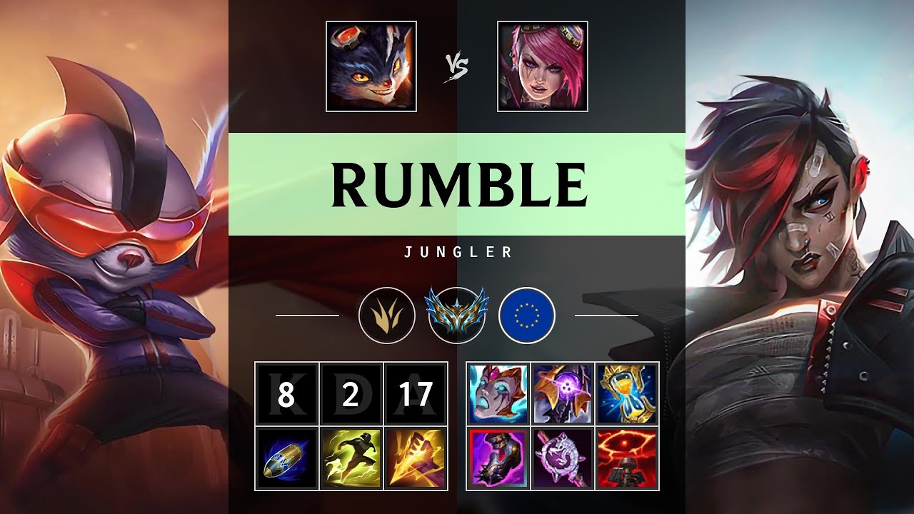 Rumble Jungle vs Vi - EUW Challenger Patch 25.16