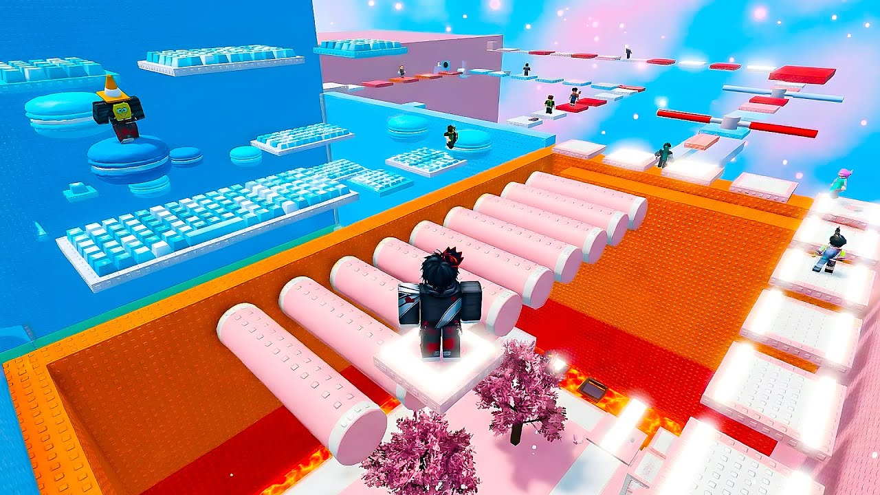ROBLOX PARKOUR Gameplay No Copyright 4K 60fps | Roblox Gameplay No Copyright | Copyright Free | 79