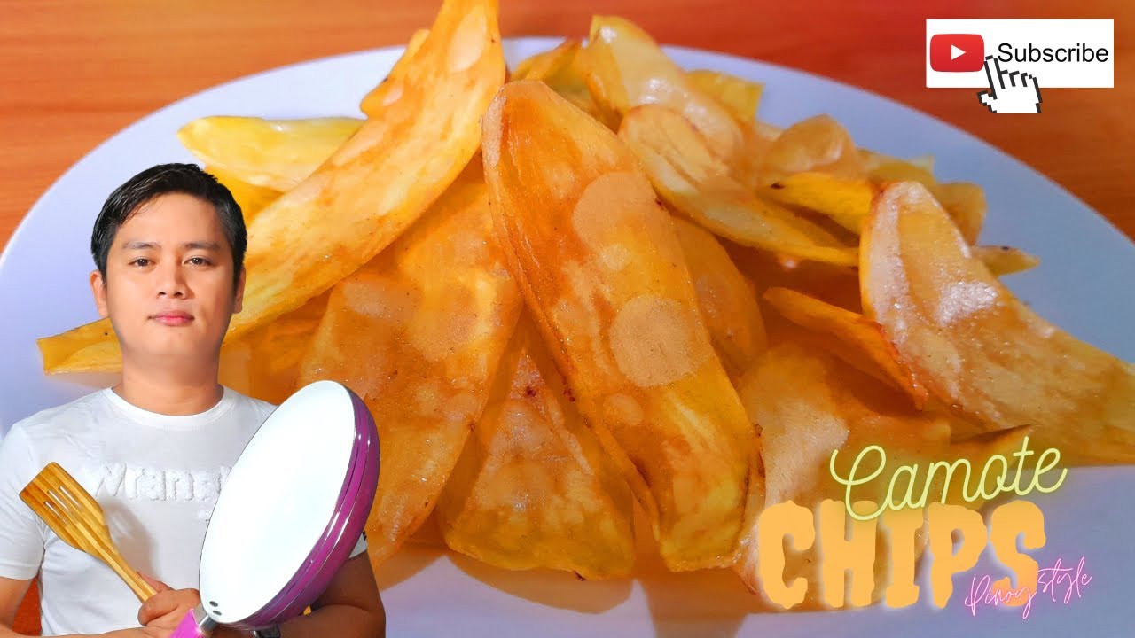 HOW TO COOK CRISPY CAMOTE CHIPS - the best snack 🍠 pang-Negosyo!