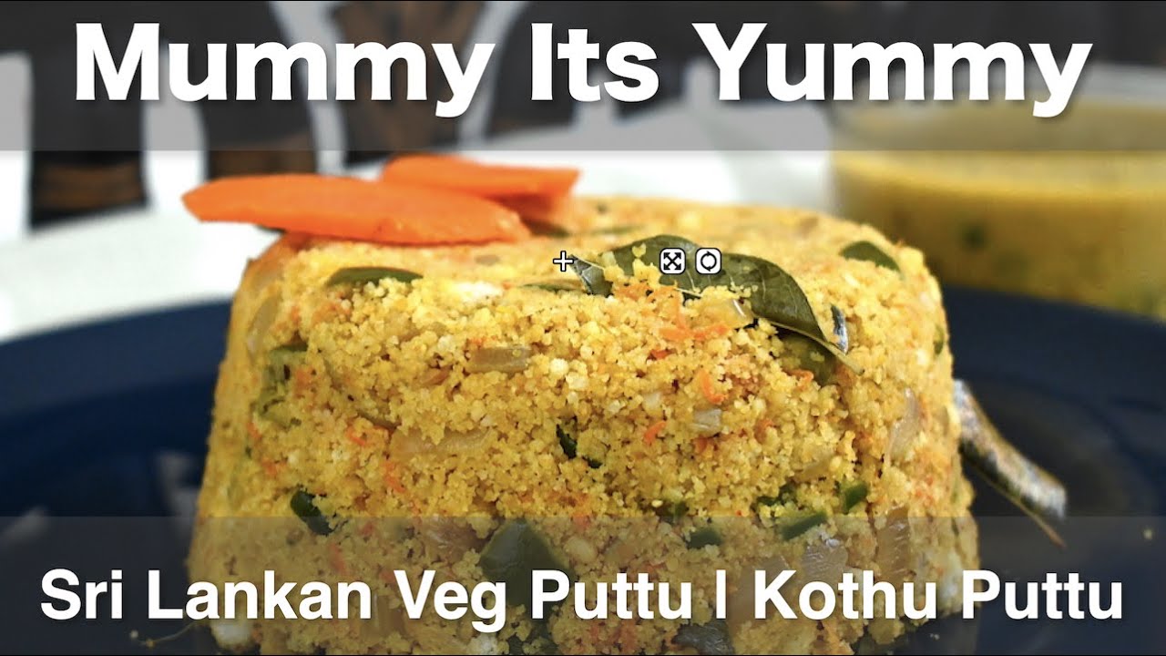 Sri Lankan Veg Puttu Recipe | how to make puttu | pittu | kothu puttu | Quick & Easy Kothu Puttu