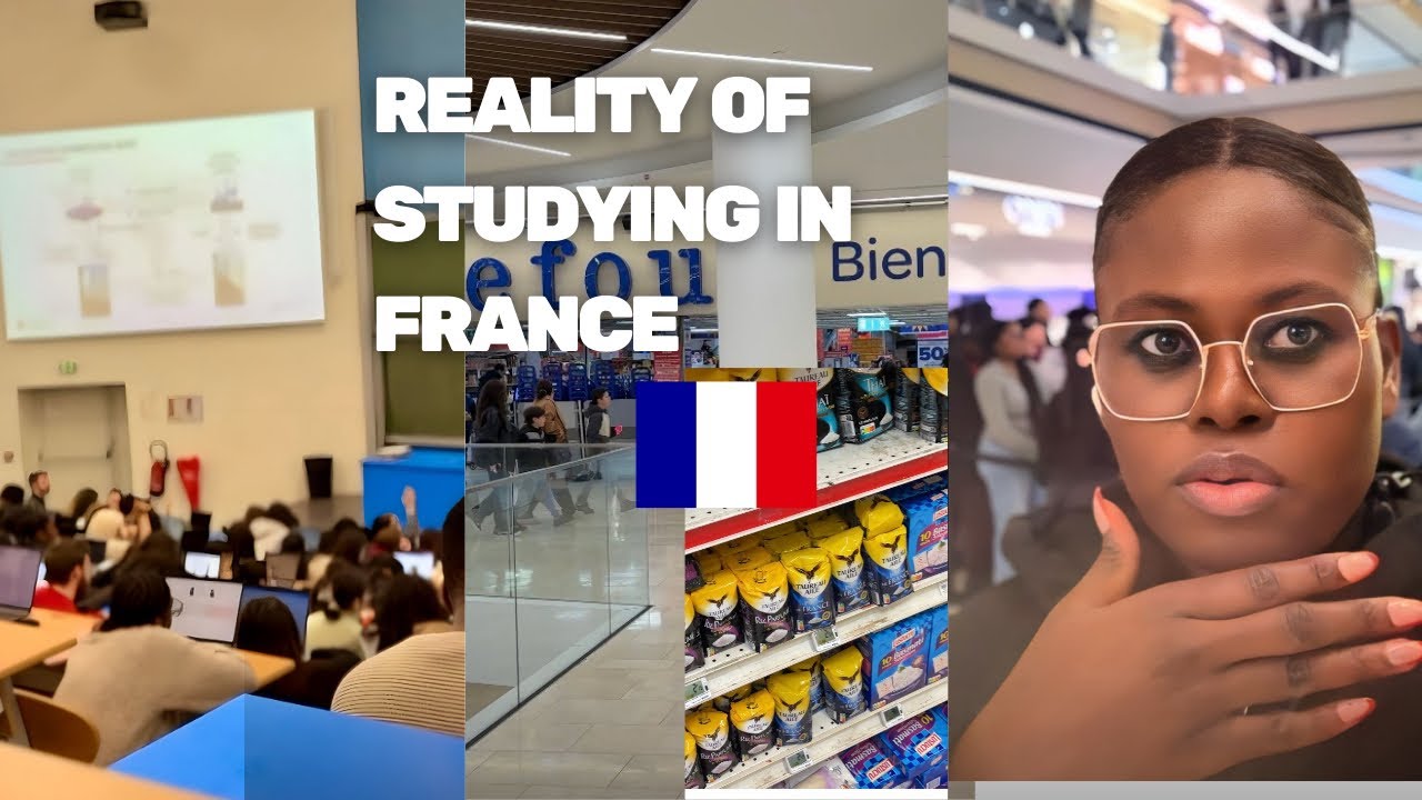 The Reality of Being an International Student in France 🇫🇷 | School, Groceries & Late Night routine 