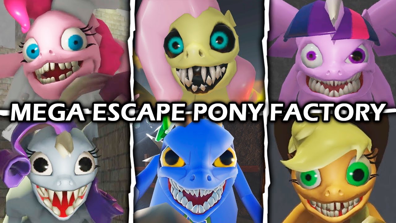 Mega Escape: Pony Factory - (Full Walkthrough) | Roblox