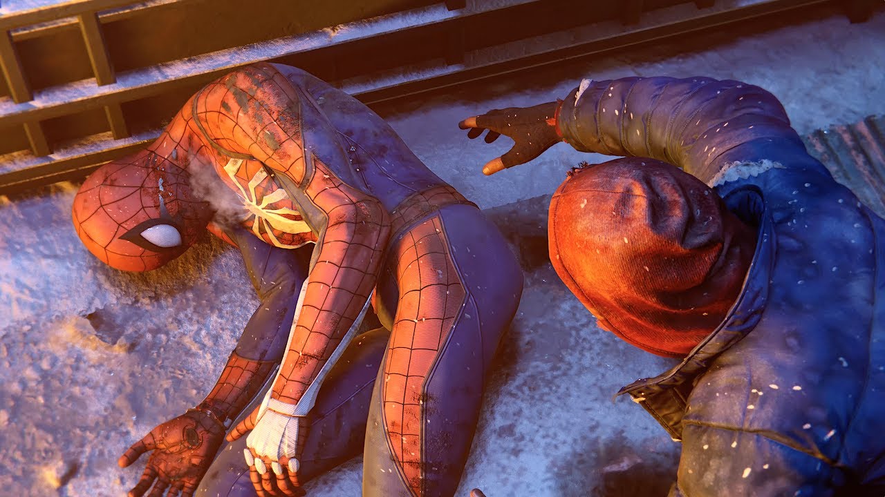 Майлз спасает Питера - Человек-паук Майлз Моралес PS5