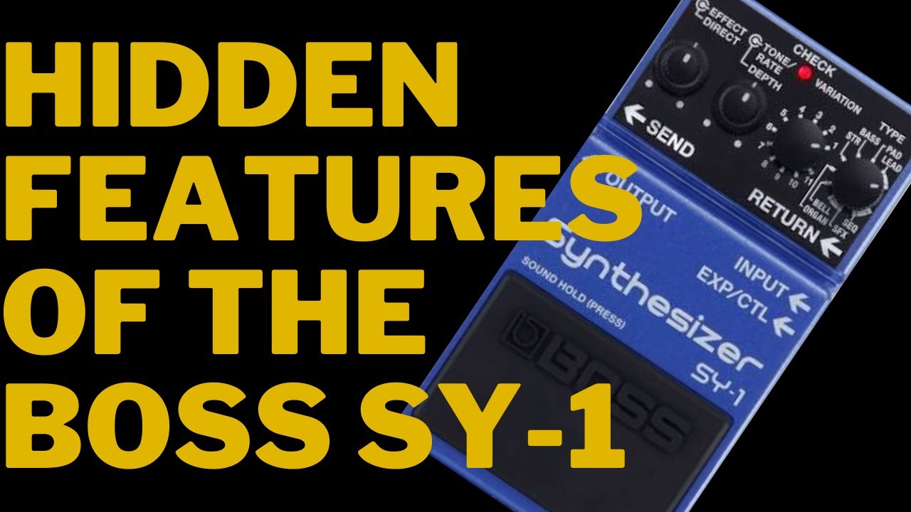 Hidden features of the Boss SY-1