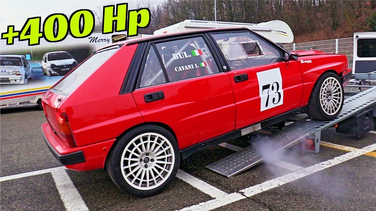 +400hp Lancia Delta HF Integrale Proto + Sequential Gearbox - OnBoard & Action at Varano Rally Krono
