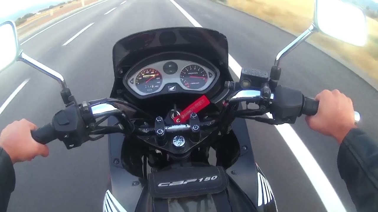 Honda CBF 150 TOP SPEED!!!