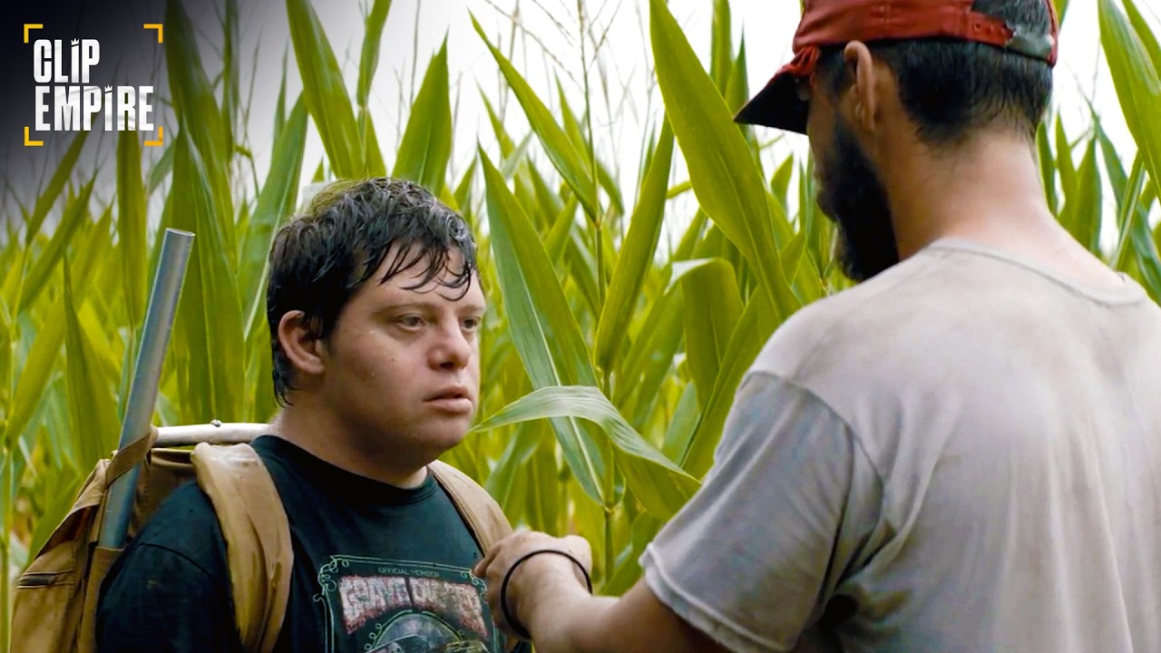 Tyler Teaches Zak to Swim While Crossing the River (Full Scene) | Peanut Butter Falcon