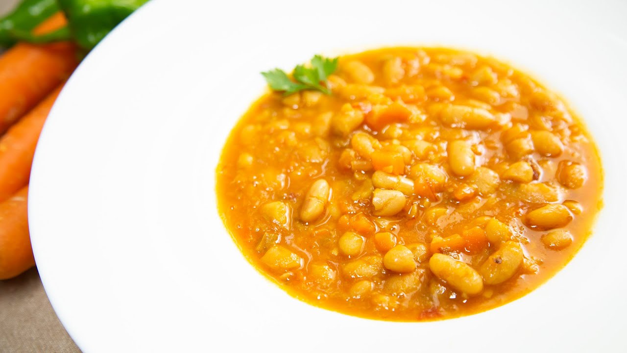 En tan sólo 30 MINUTOS ALUBIAS BLANCAS con VERDURAS
