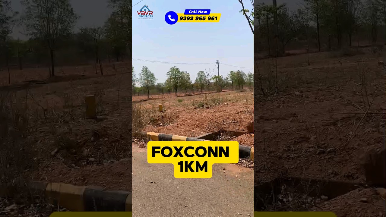 HMDA Approved Resale Plot in kongarakalan | Plot near Foxconn #foxconn #kongarakalan #vbvrprojects