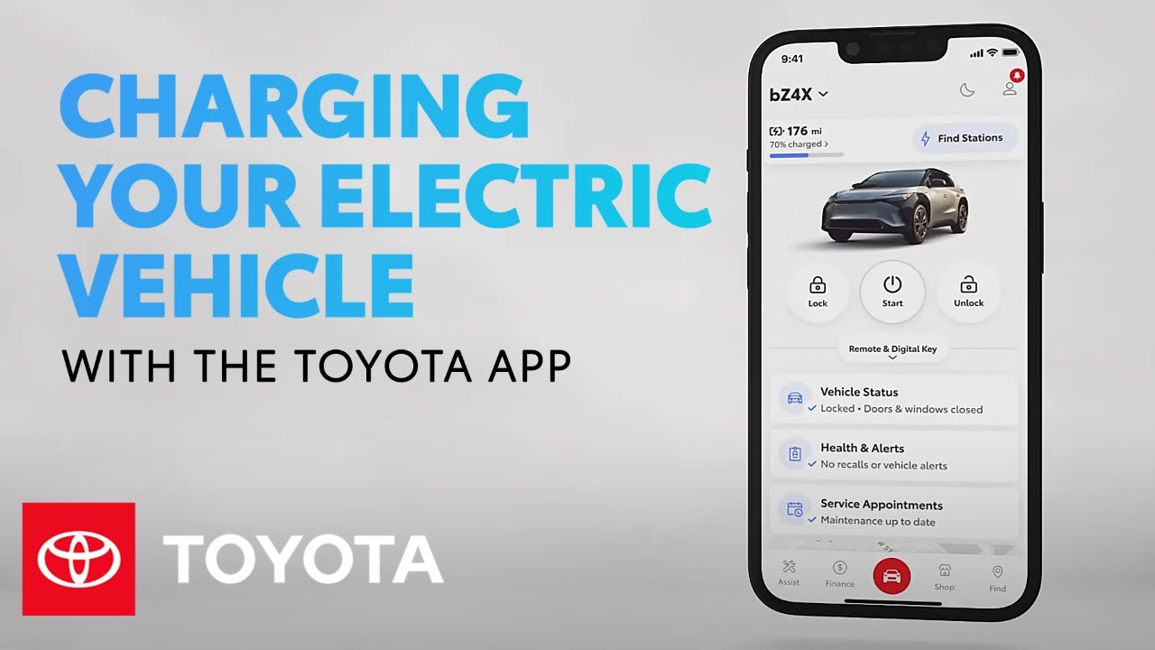 How to Charge Your Electric Vehicle with the Toyota App | Toyota