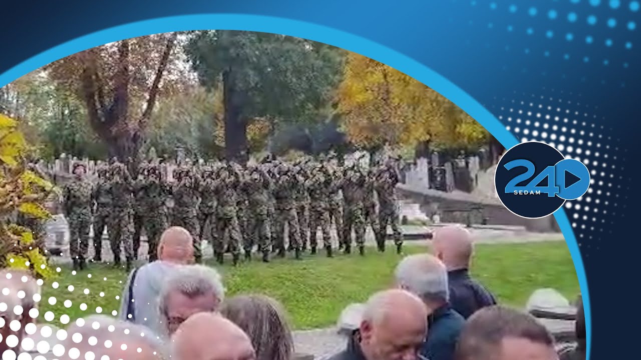 Počasna paljba i govor na sahrani generala Pavkovića