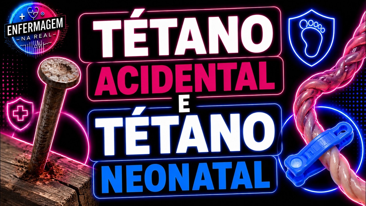TÉTANO ACIDENTAL E TÉTANO NEONATAL: Aula Completa
