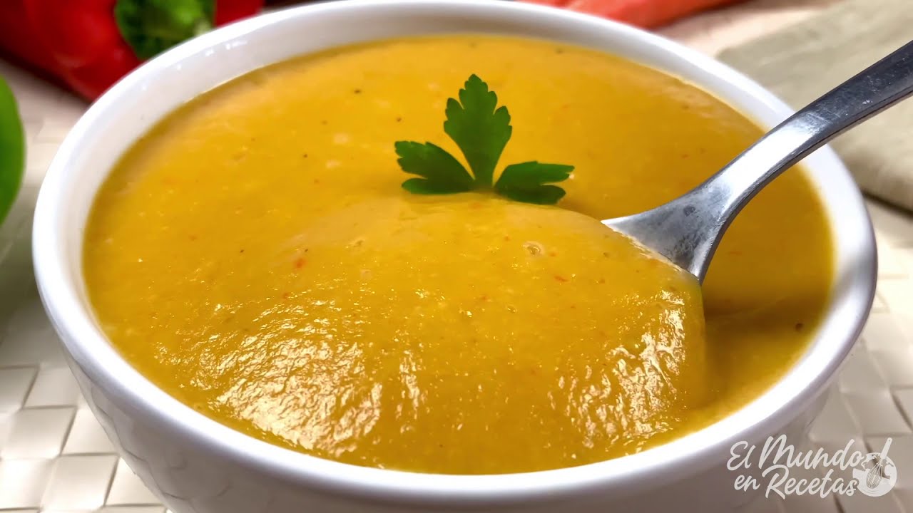 CREMA de verduras casera I Receta para la CENA o el ALMUERZO 🥕🧅