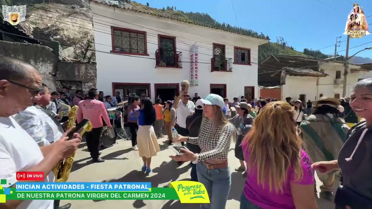 FIESTA PATRONAL VIRGEN DEL CARMEN 2024 (CHAVIN DE HUANTAR)