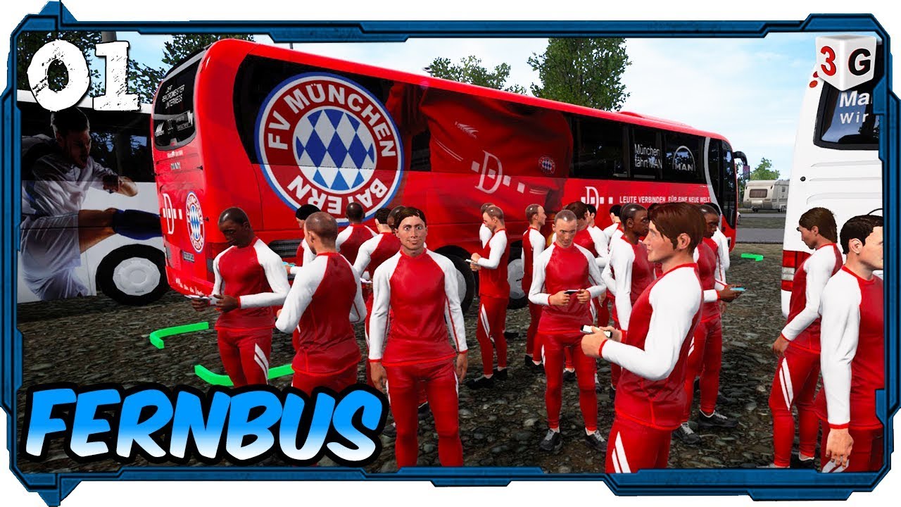 MOTORISTA OFICIAL DO TIME BAYERN DE MUNIQUE - FERNBUS COACH SIMULATOR G27 #01