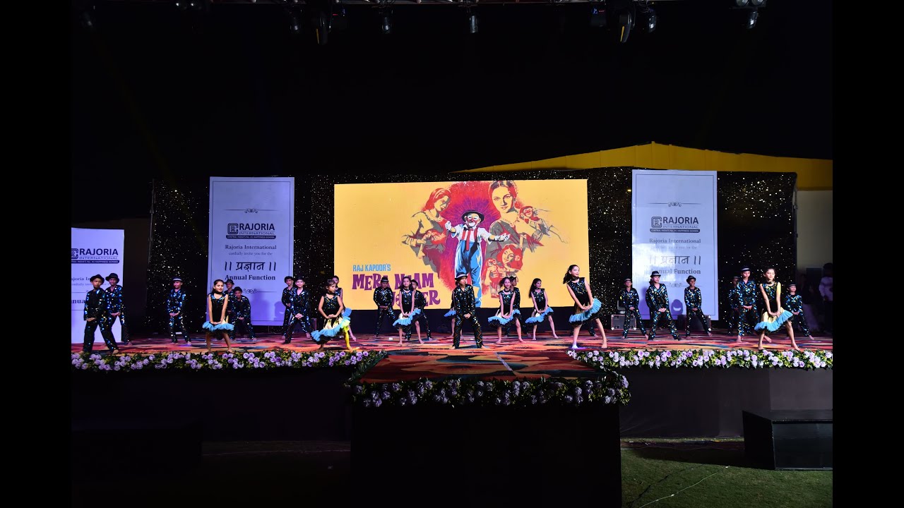 Retro theme song| Annual Function 2024| PRAGYAN  | Rajoria International School | Indore