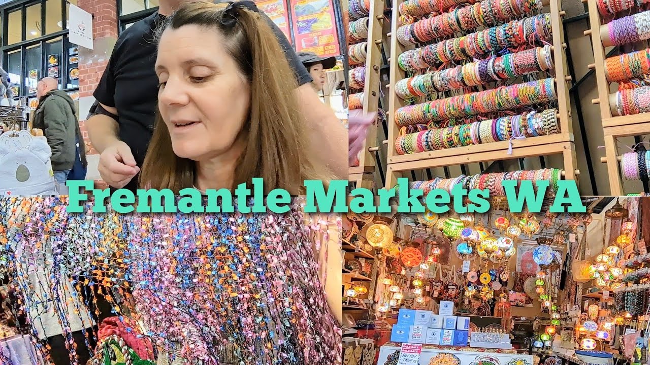 Tour Fremantle Markets Perth WA | Freo Markets Western Australia Vlog #aussievlogger