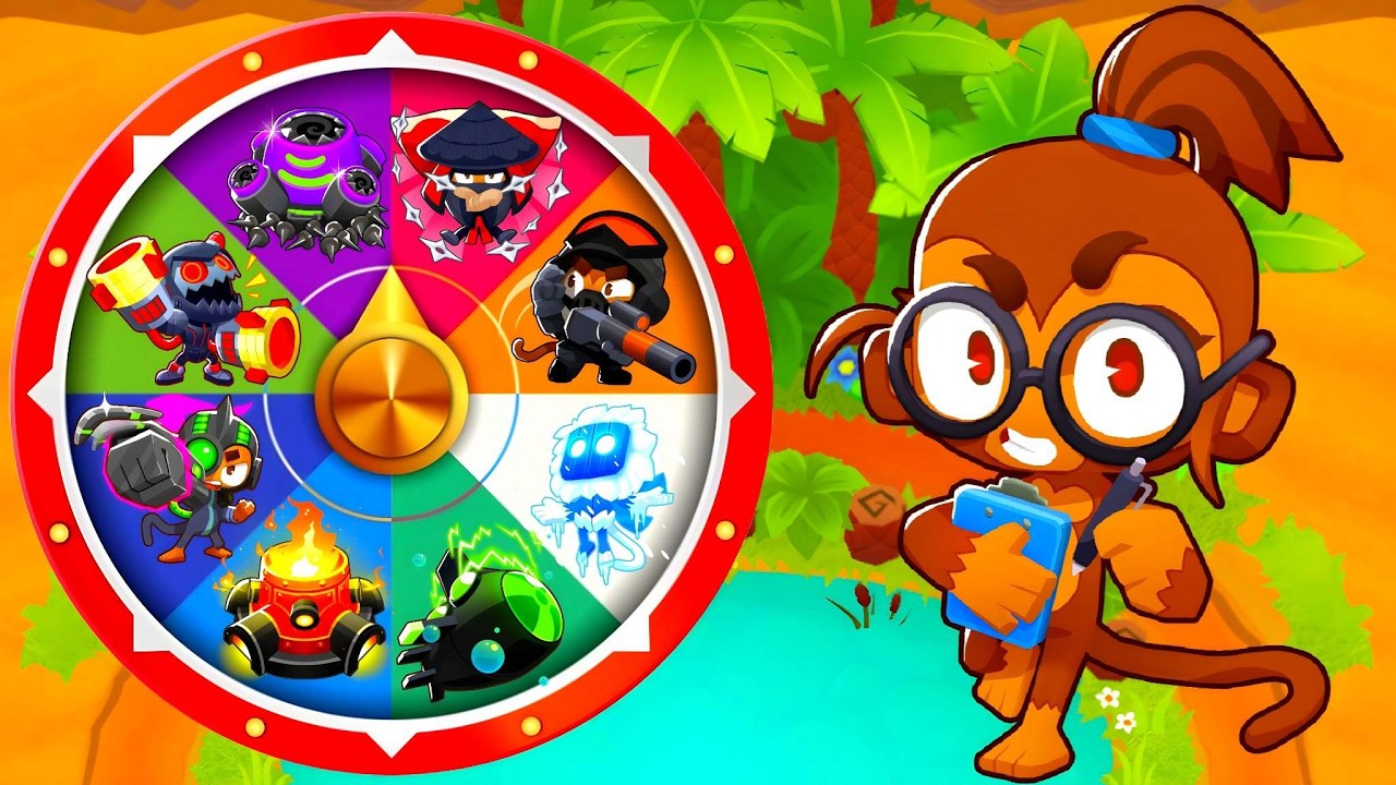 Поэтому я позволил КОЛЕСУ определить мою стратегию... (Bloons TD Battles 2)